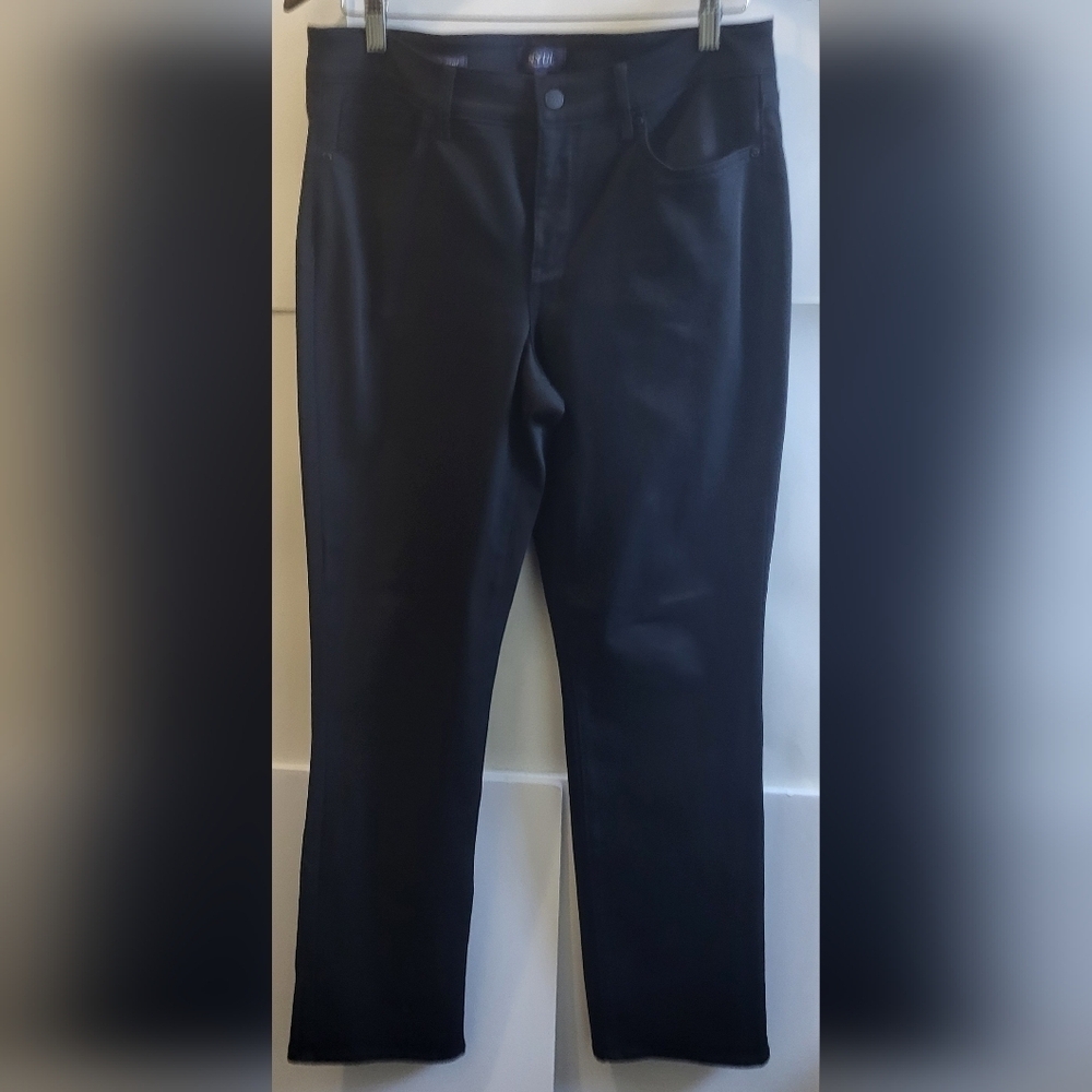 NYDJ, Marilyn Straight, Lift‎ Tuck, Ab Technolgy, Black Size 10
